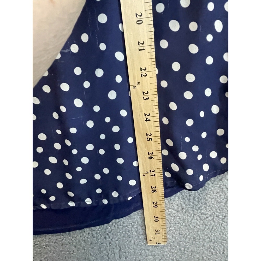 Bobeau Polka Dot Lightweight Short Sleeve Pullover Shirt Women Large - Picture 4 of 7